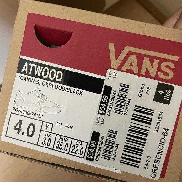 KIDS VANS - MAROON - Picture 4 of 4